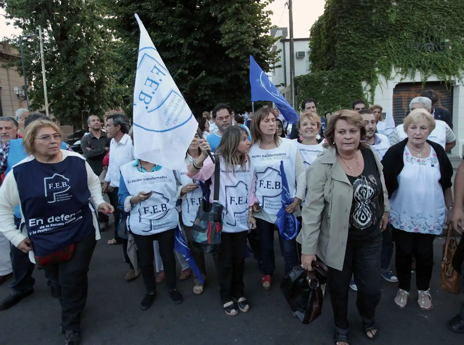 Conflicto docente bonaerense: FEB realiza el segundo día de paro