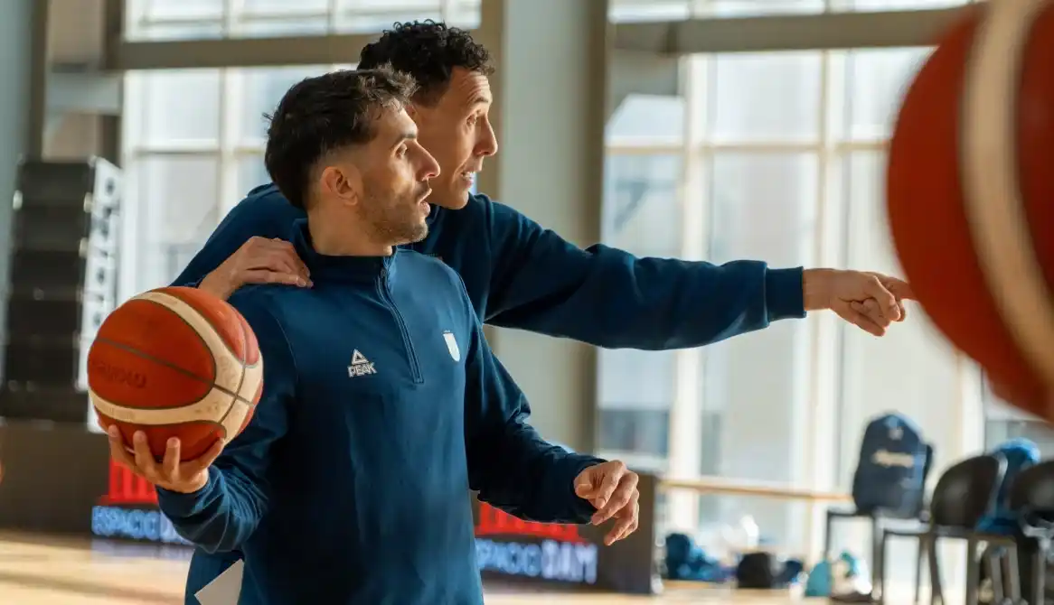 Pablo Prigioni y Facundo Campazzo