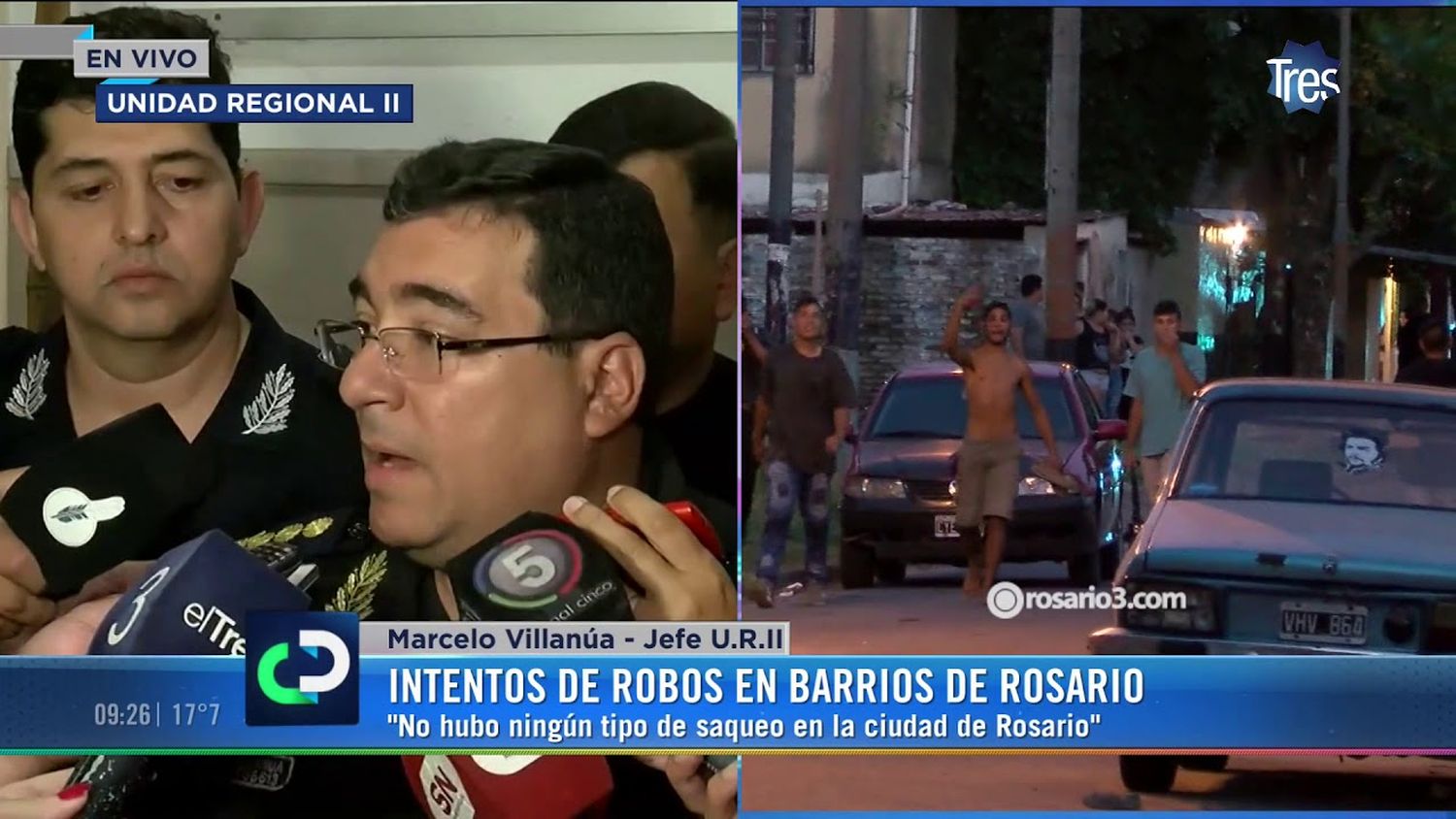 Rosario: La policía evitó el ingreso de personas a supermercados