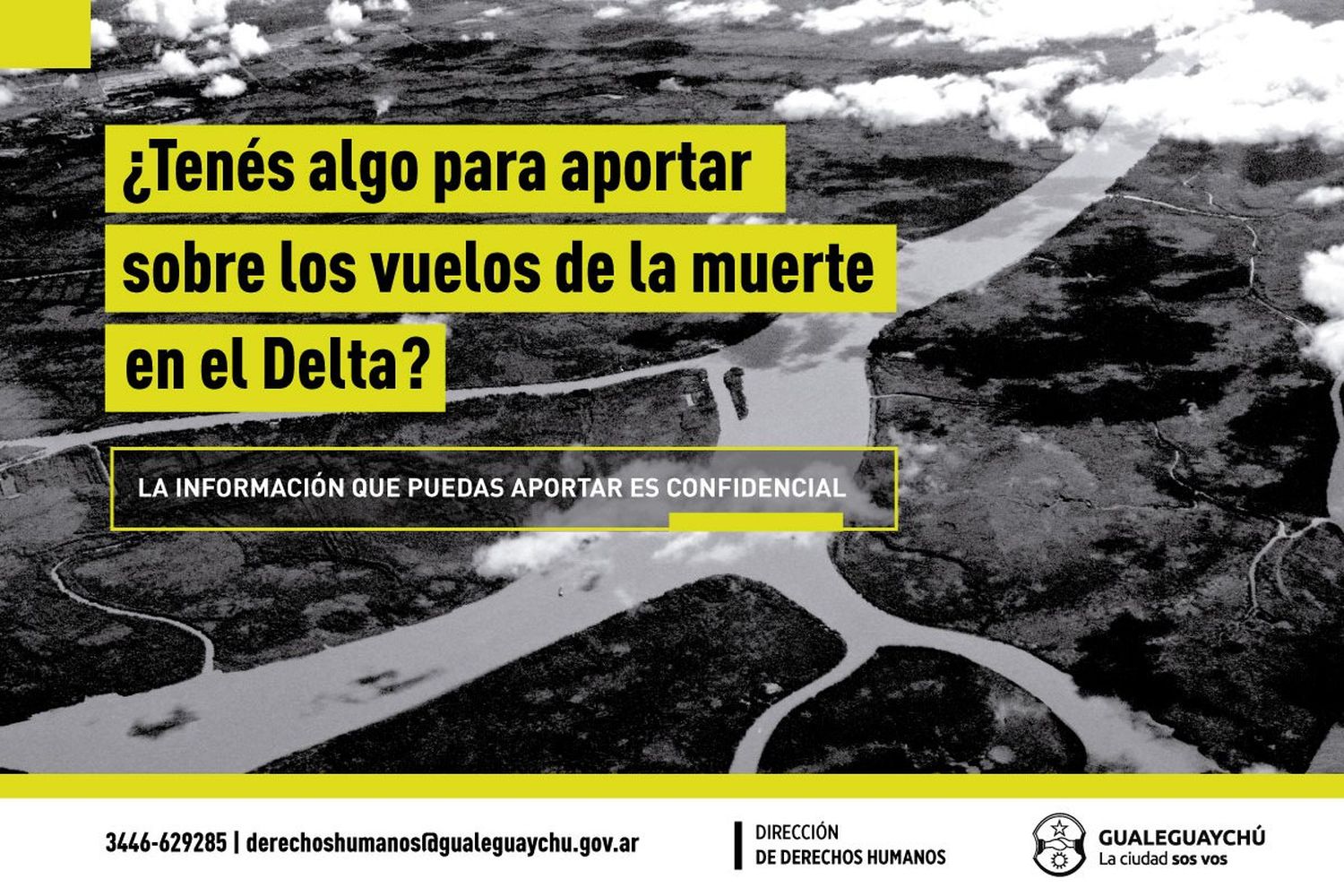 Convocan a aportar información sobre los vuelos de la muerte en el delta entrerriano