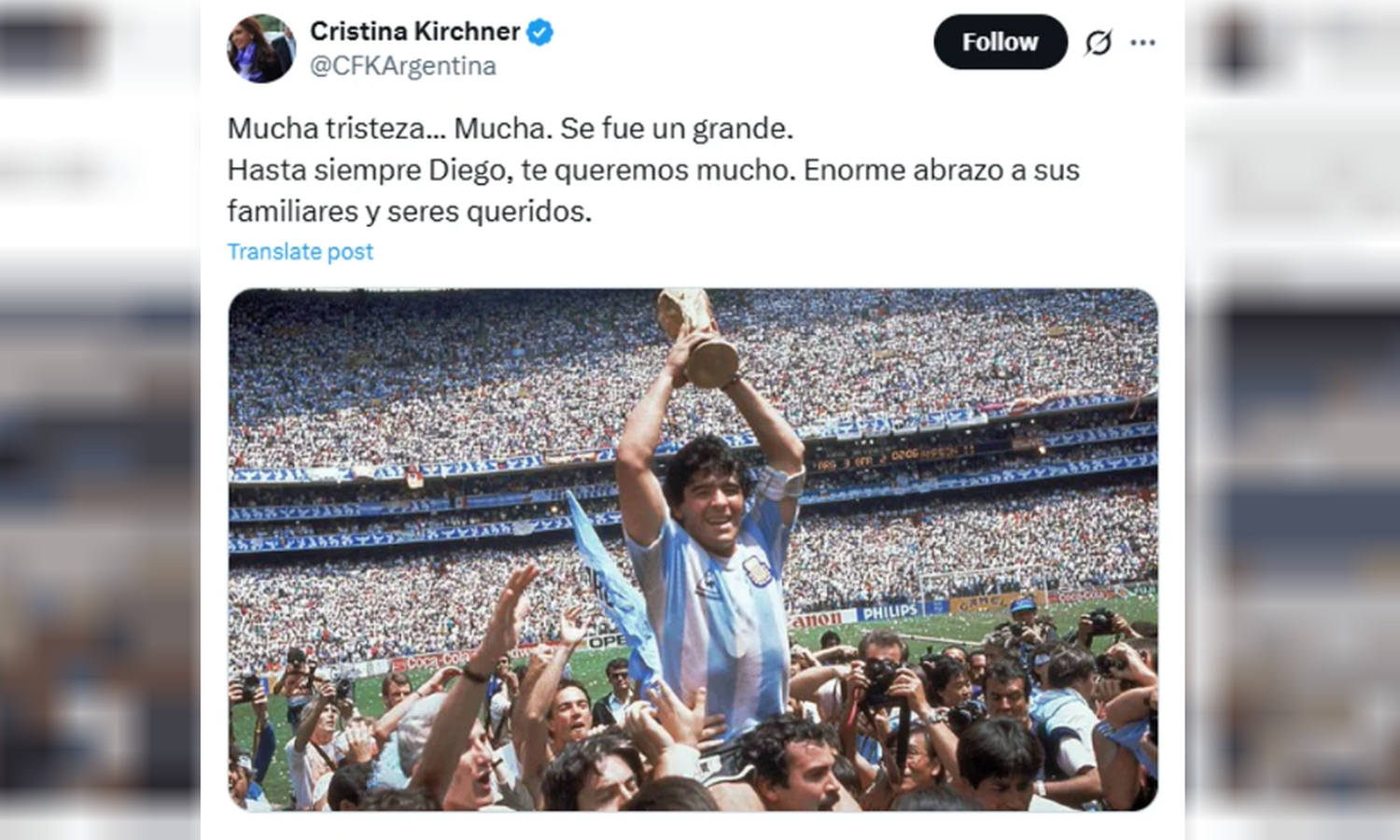 Cristina presa