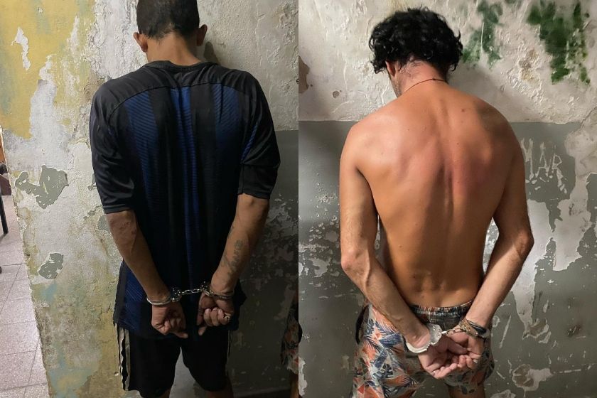 Cuidacoches detenidos.