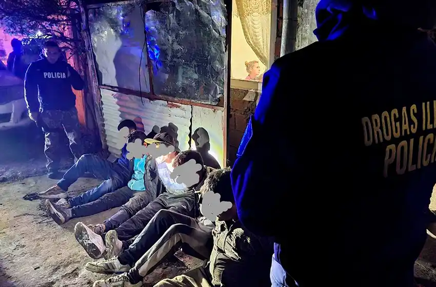 Desarticulan un "point" de venta de drogas en el barrio El Progreso
