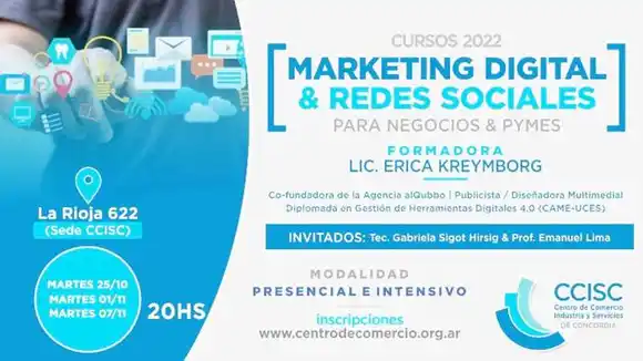 Capacitación sobre  Marketing Digital y  Redes Sociales en el CCISC