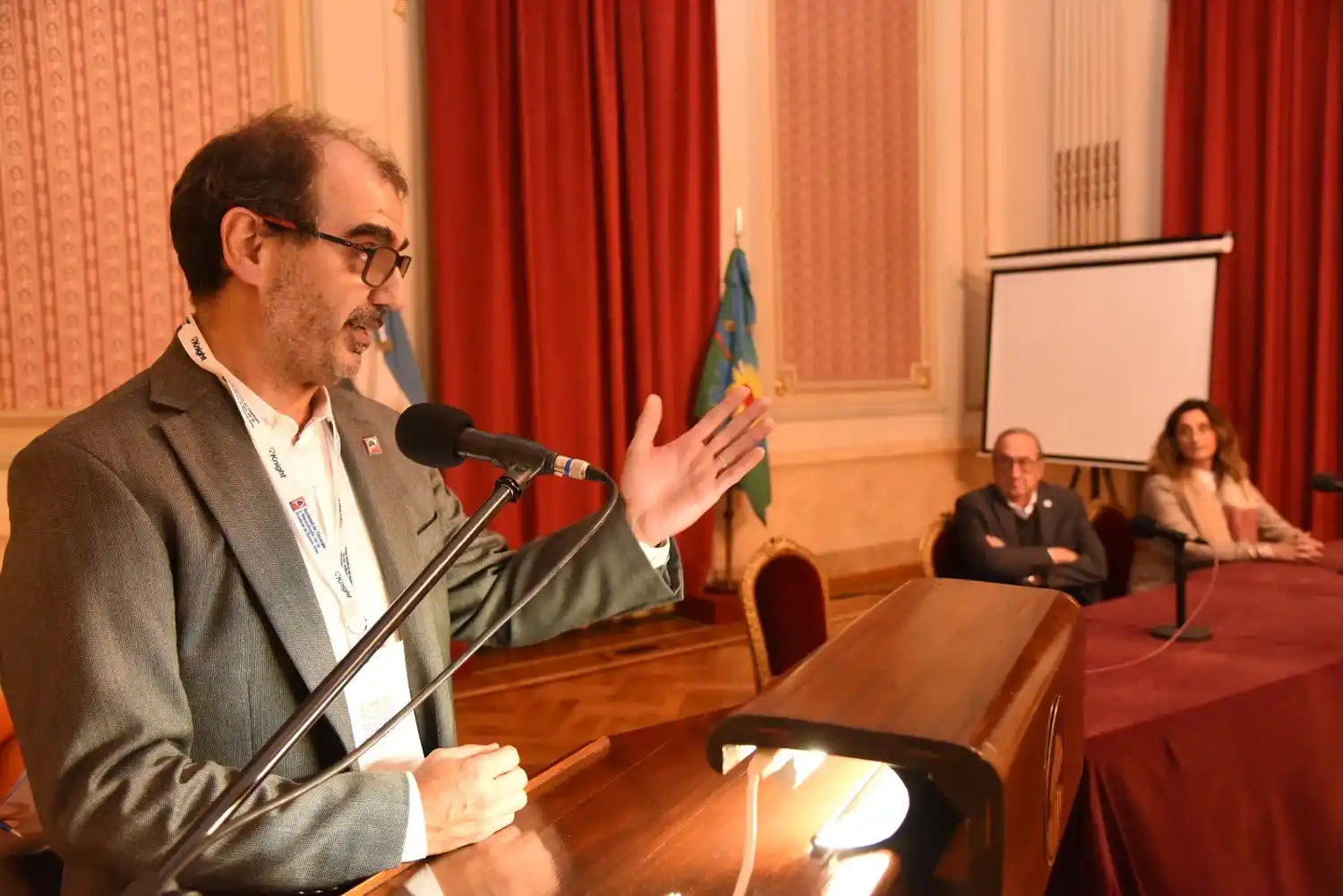 Sebastián Gando, presidente de la Sociedad de Tisiología y Neumonología de la provincia de Buenos Aires.