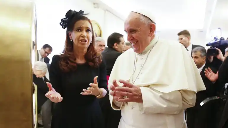 Francisco envió una carta a Cristina por el 25 de Mayo