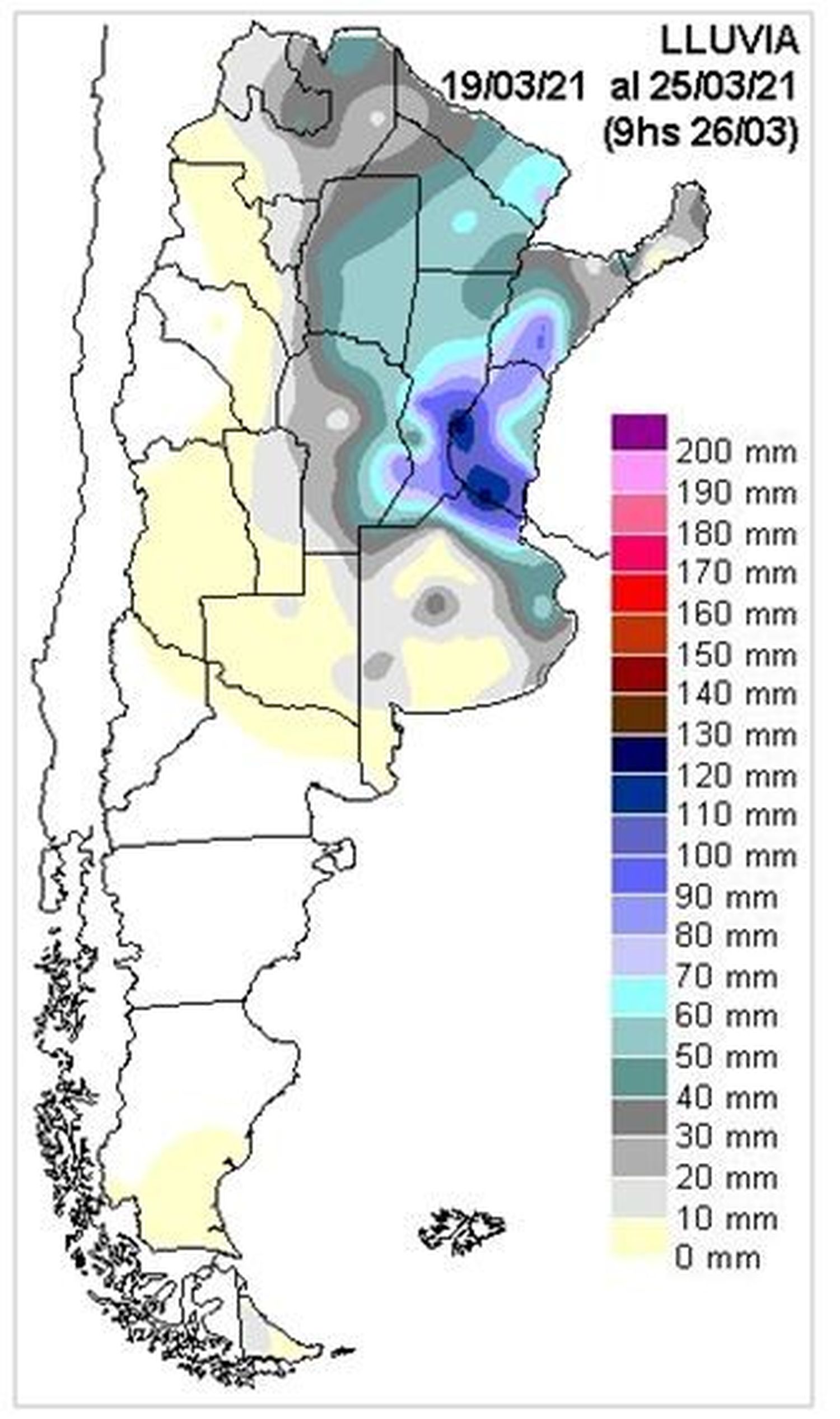 Las lluvias validaron los pronósticos