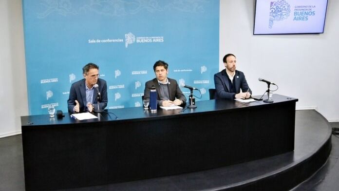Conferencia de prensa del gobernador Axel Kicillof