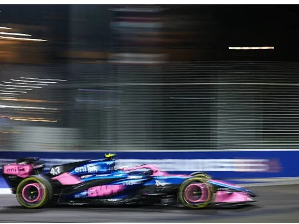 Fin de semana negativo para Colapitno y Alpine en Singapur: sin puntos y abandono. Foto:Alpine