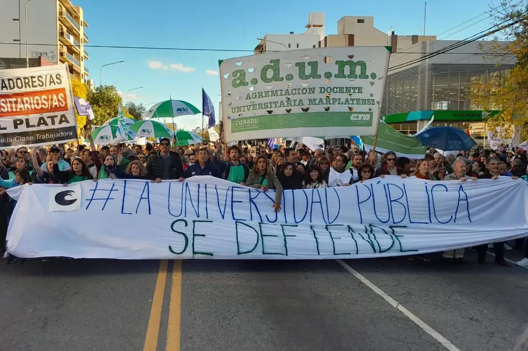 La marcha universitaria volverá a recorrer el centro de Mar del Plata