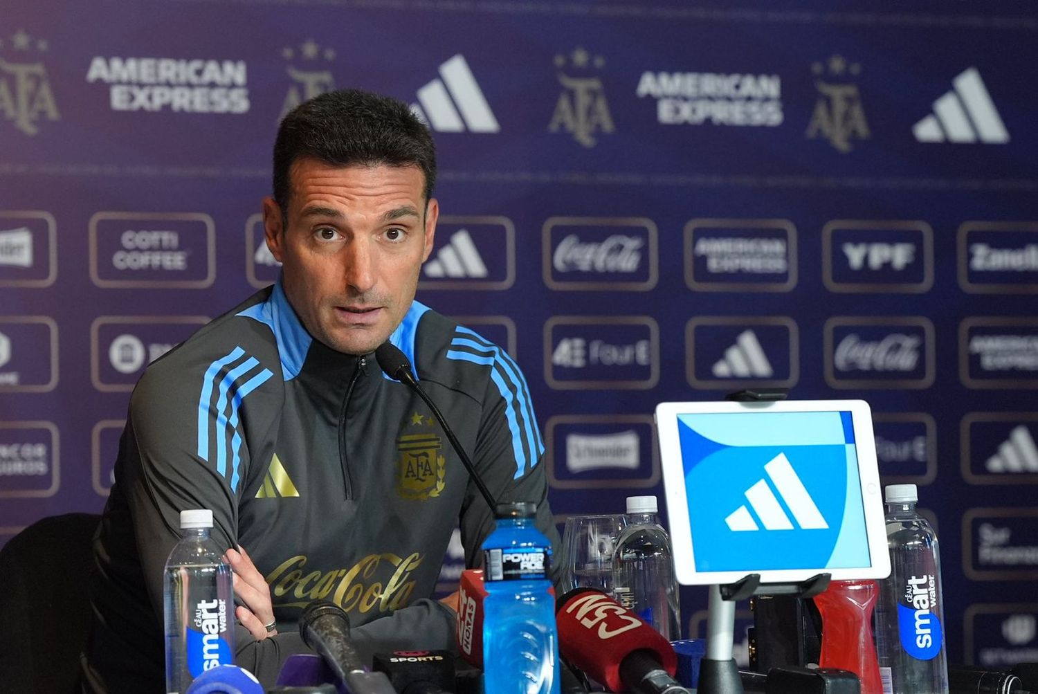 Lionel Scaloni no descartó cambios para Colombia-Argentina