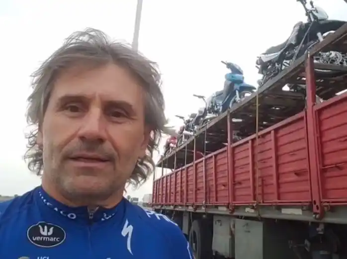 Marcos Di Palma llega a Tres Arroyos en una cruzada solidaria
