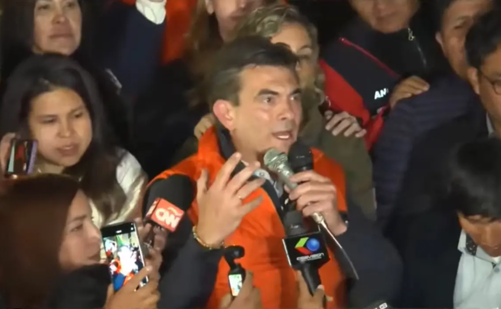 Rodrigo Paz Pereira se dirige a sus seguidores tras conocerse los resultados