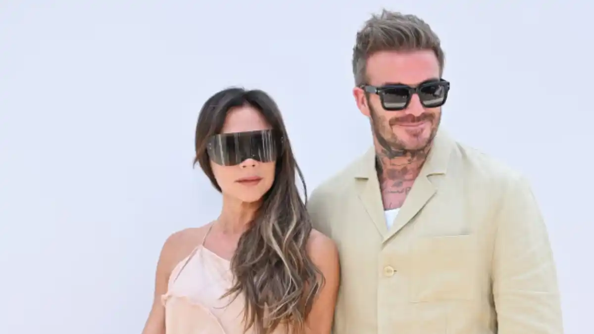 Victoria Beckham publicó una foto de  su esposo en ropa interior
