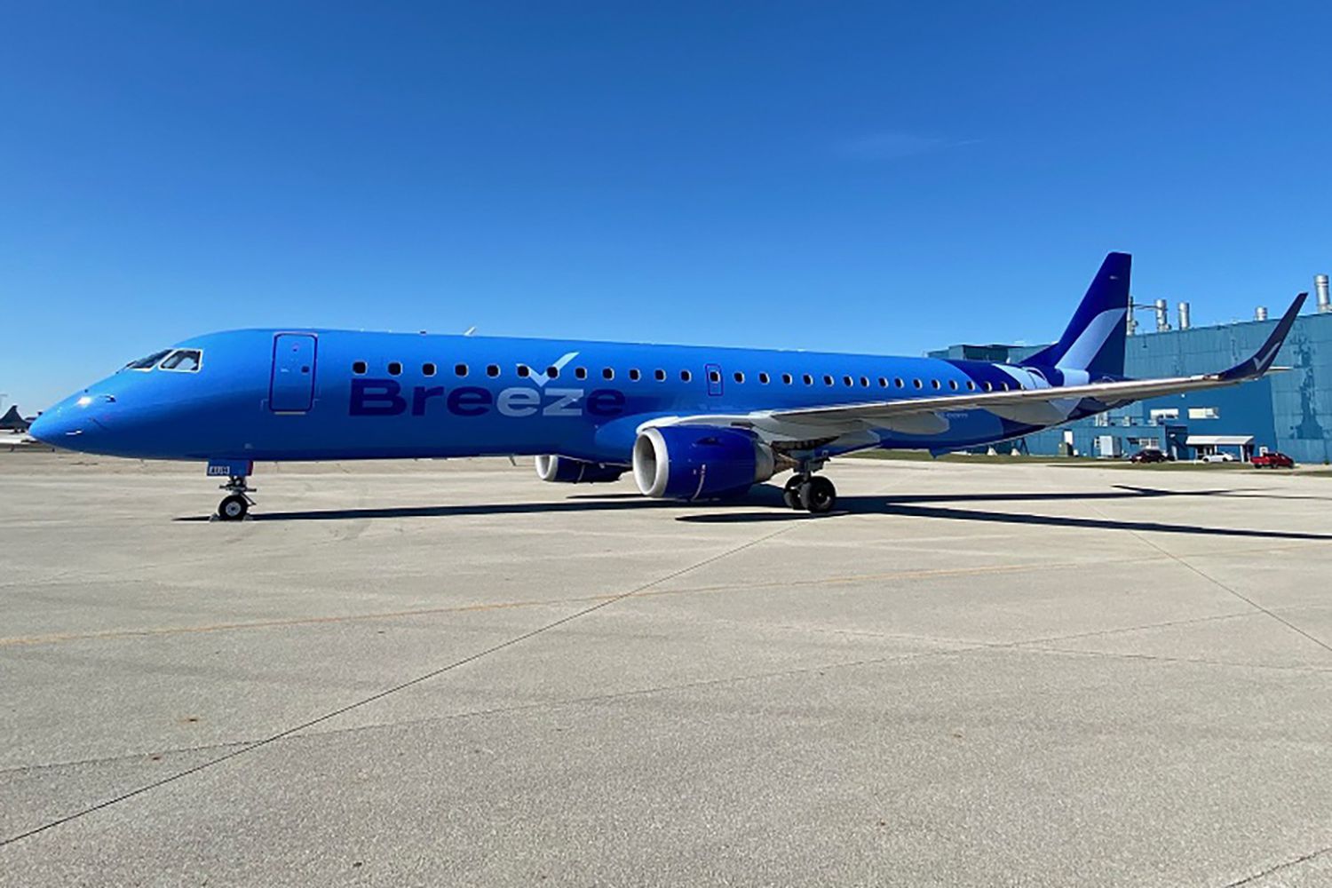 Breeze Airways dejará de utilizar el Embraer E195