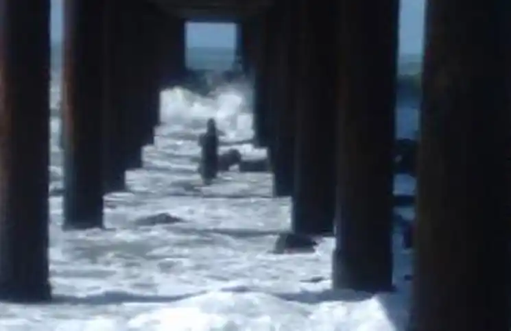 Misterio: Sacó una foto al muelle de Miramar y apareció un fantasma