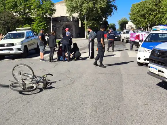 Ciclista herido tras un accidente
