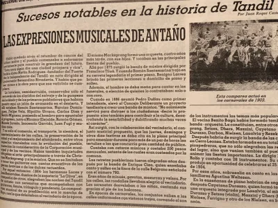 Las expresiones musicales de antaño