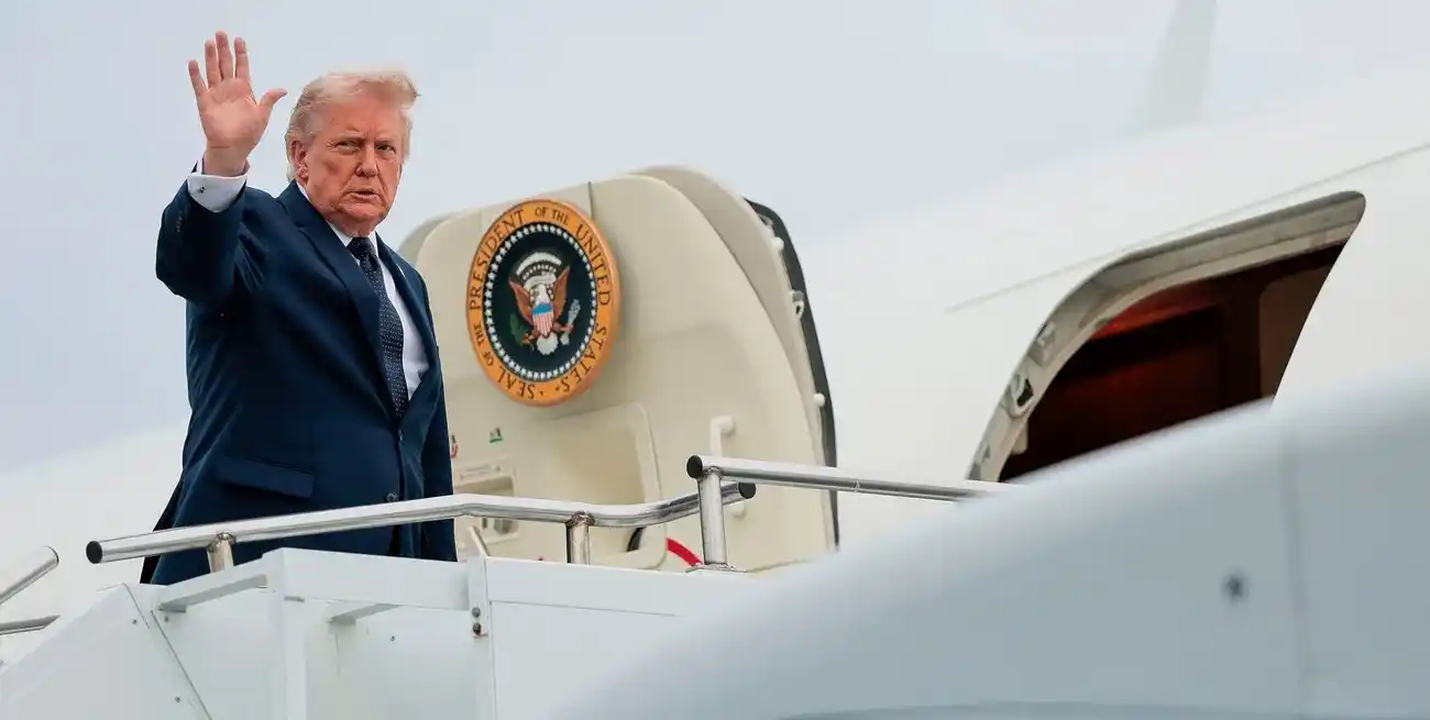 Donald Trump canceló su viaje a la boda de su hijo por la crisis con Irán
