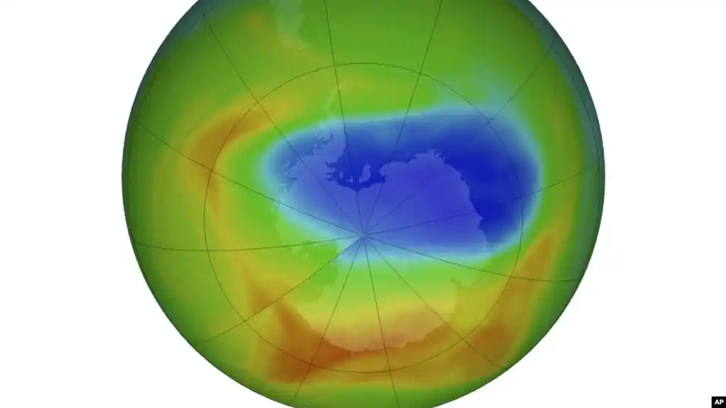 El agujero en la capa de ozono mide menos desde su descubrimiento