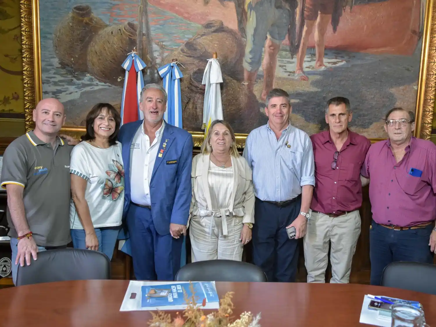 El gobernador rotario Leonel Delgado Rossi visitó Gualeguay y destacó el trabajo del club local