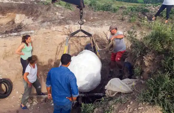 El Equipo de Paleontólogos del Scaglia colaboró en Otamendi