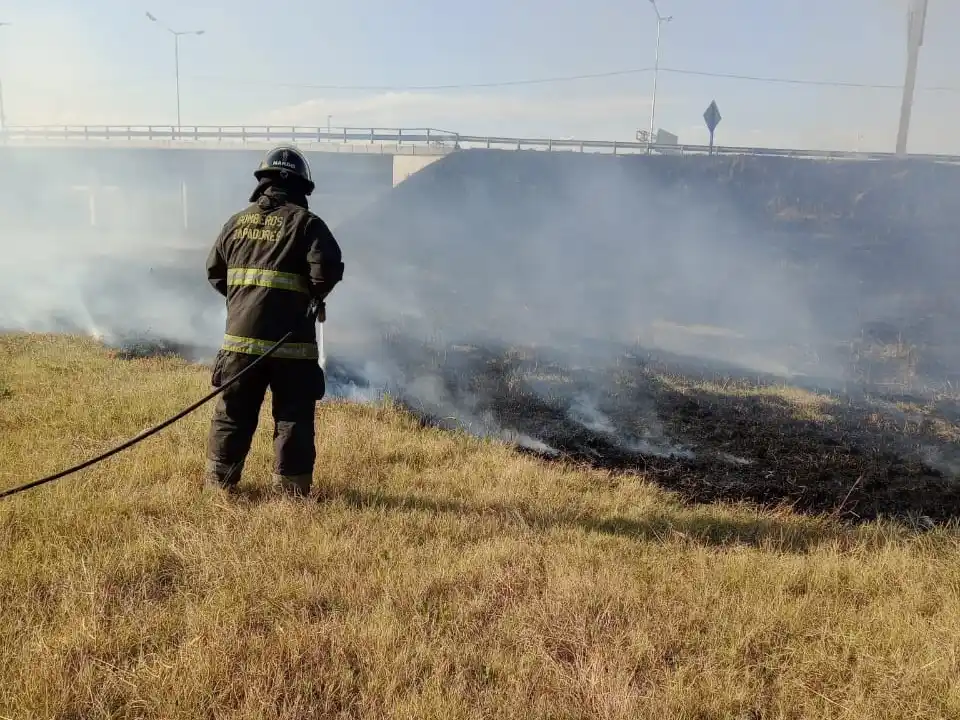 Incendios de pastizales en distintos puntos de Rosario