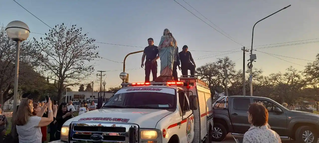 La imagen santa será recibida por Ruta 11.