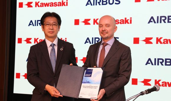 Airbus and Kawasaki Heavy Industries to jointly study hydrogen use in Japan