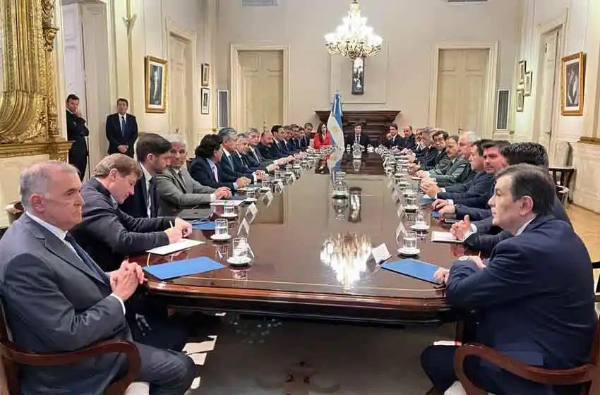 Javier Milei se reunió con los gobernadores de todas las provincias