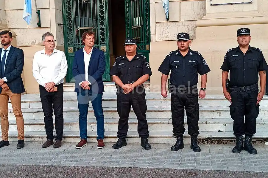 Asumieron los nuevos jefes de la Unidad Regional V: “Vamos a trabajar fuertemente en la prevención del delito"