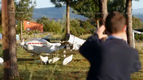 Caída de avioneta cerca de Madrid dejó dos fallecidos