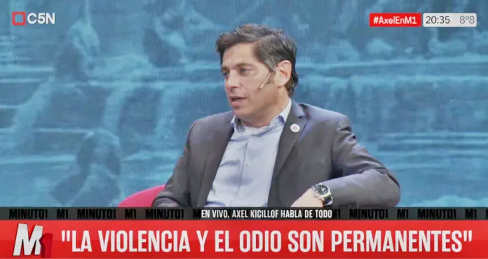 El gobernador Kicillof