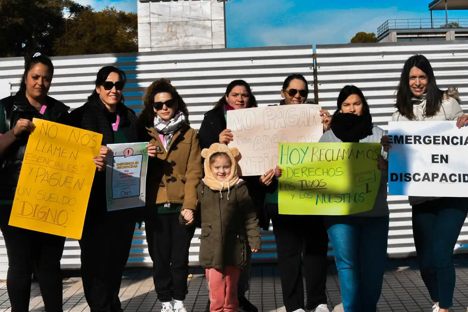 Prestadores marchan por la aplicación urgente de la Ley de Discapacidad