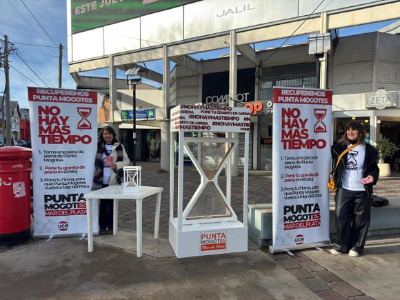La UCR lanzó la segunda etapa de la campaña para que Punta Mogotes vuelva a ser administrada por el Municipio