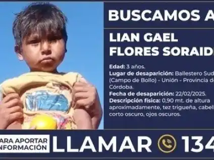 Se cumple un año de la desaparición del niño de tres años.