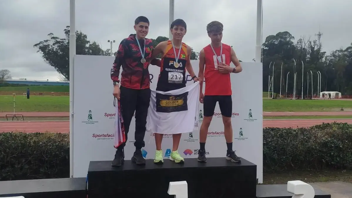 Rodrigo Alanis en lo más alto del podio en Mar del Plata