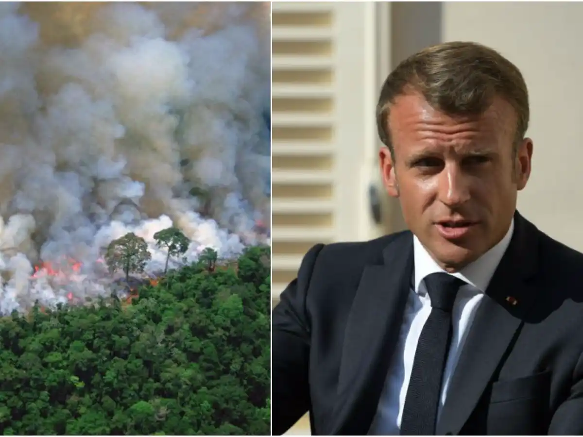 Macron dice que los incendios en Amazonía son "una crisis internacional" 