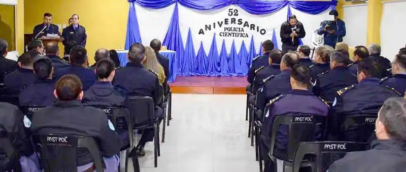 La Dirección de la Policía 
Científica celebró 52 años