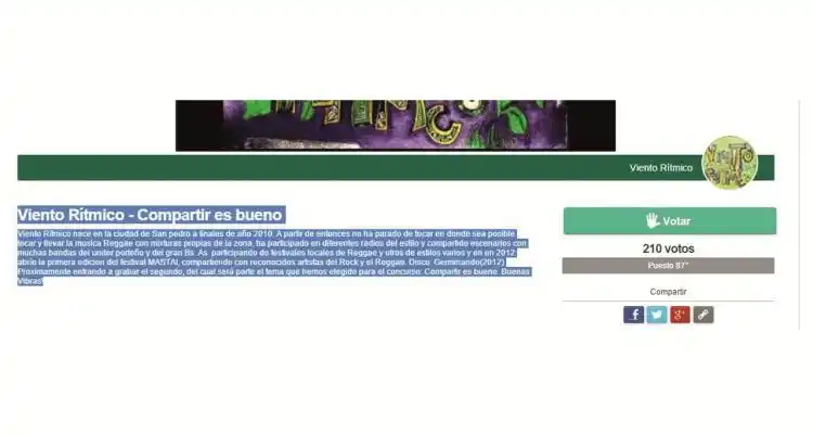 > 21 días para votar