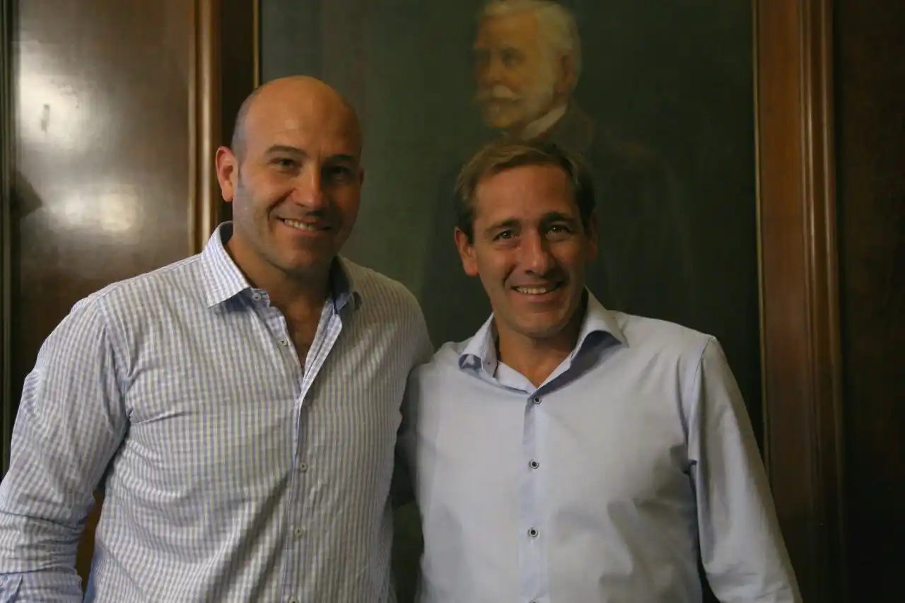 El Intendente de Quilmes, Martiniano Molina, fue recibido por su par de La Plata, Julio Garro