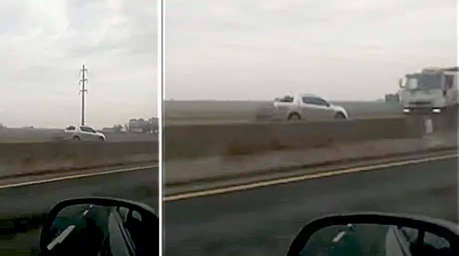 Un vecino de Olavarría que volvía de Azul manejó 5 kilómetros en contramano y a toda velocidad por Ruta 266