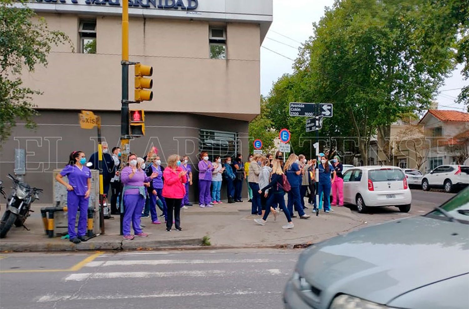 El paro Nacional de los médicos y enfermeros se hace sentir en Mar del Plata