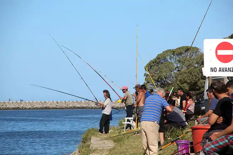 Una época del año con poca pesca, en la que solo están en acción los más apasionados