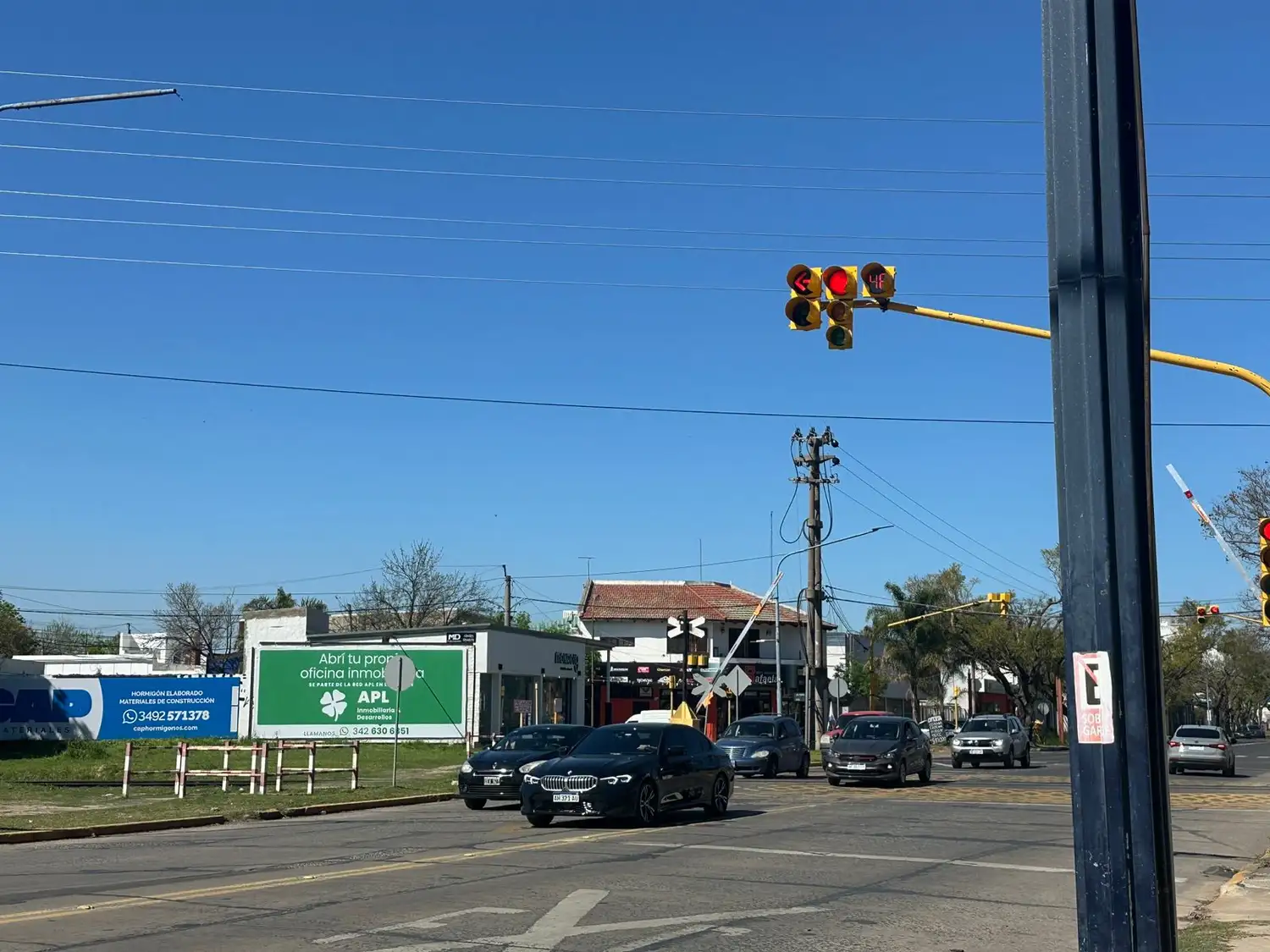 Intersección Bv Sata Fe y Av. Italia