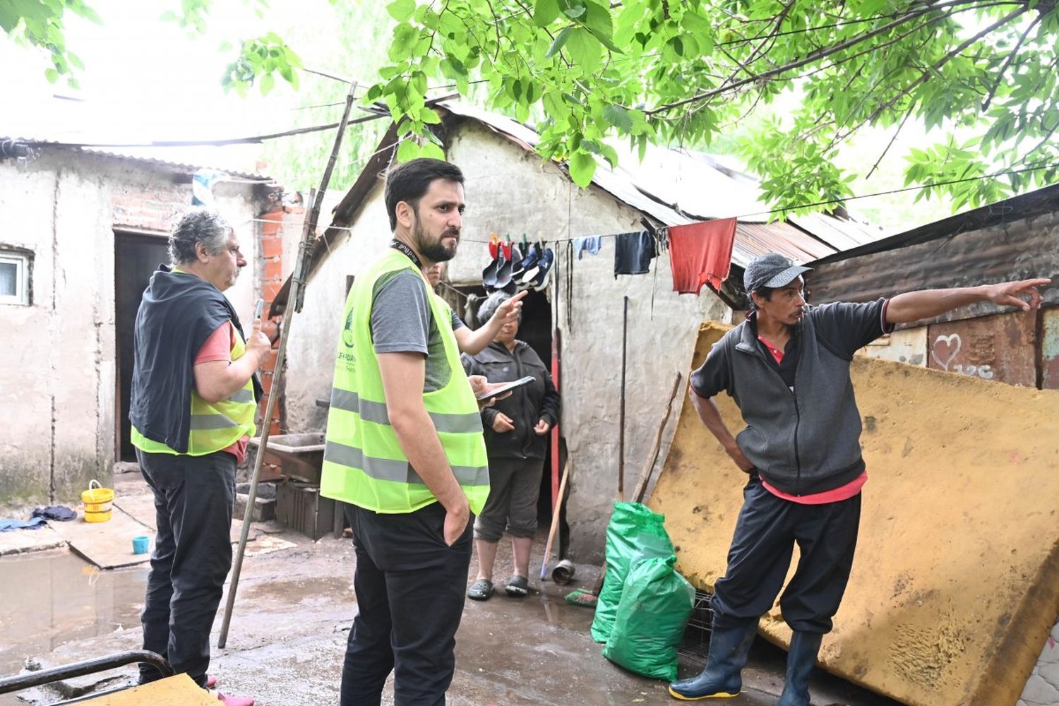 Municipales recorrieron las zonas más afectadas por la tormenta