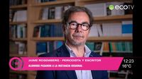 Jaime Rosemberg presenta su libro "El hombre gris que gritó justicia"