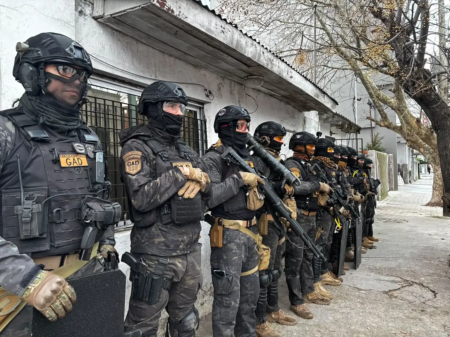 El operativo se montó en una vivienda del Alvarado al 4200.