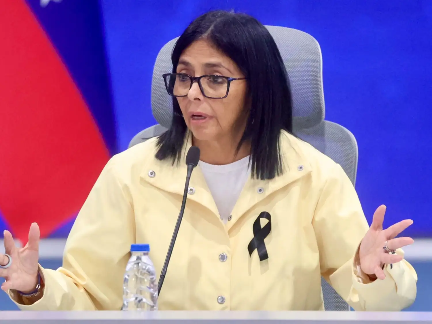 La presidenta encargada de Venezuela, Delcy Rodríguez.