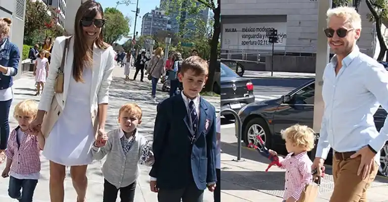 El acuerdo de Pampita y Vicuña para celebrar la Comunión de su hijo